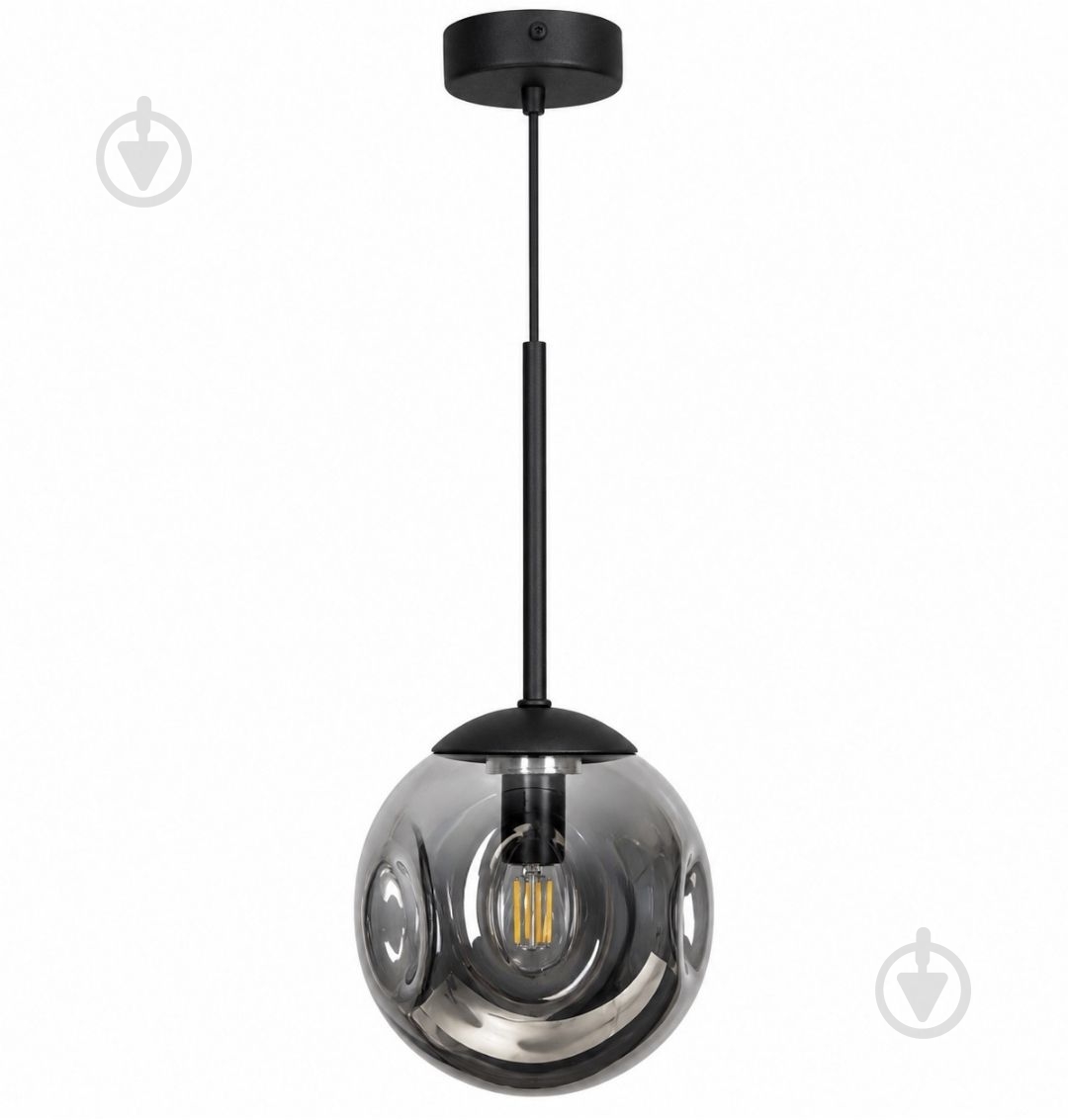 Подвес LIGHT SET SHANA 2499 1PL 1x/E14 черный/дымчатый - фото 1