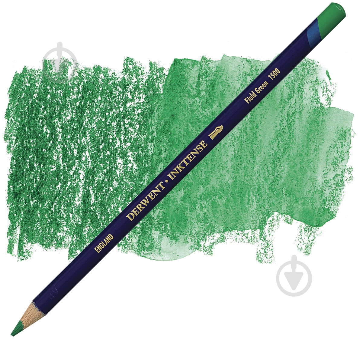 Карандаш чернильный Inktense 1500 Зеленый луг Derwent - фото 2