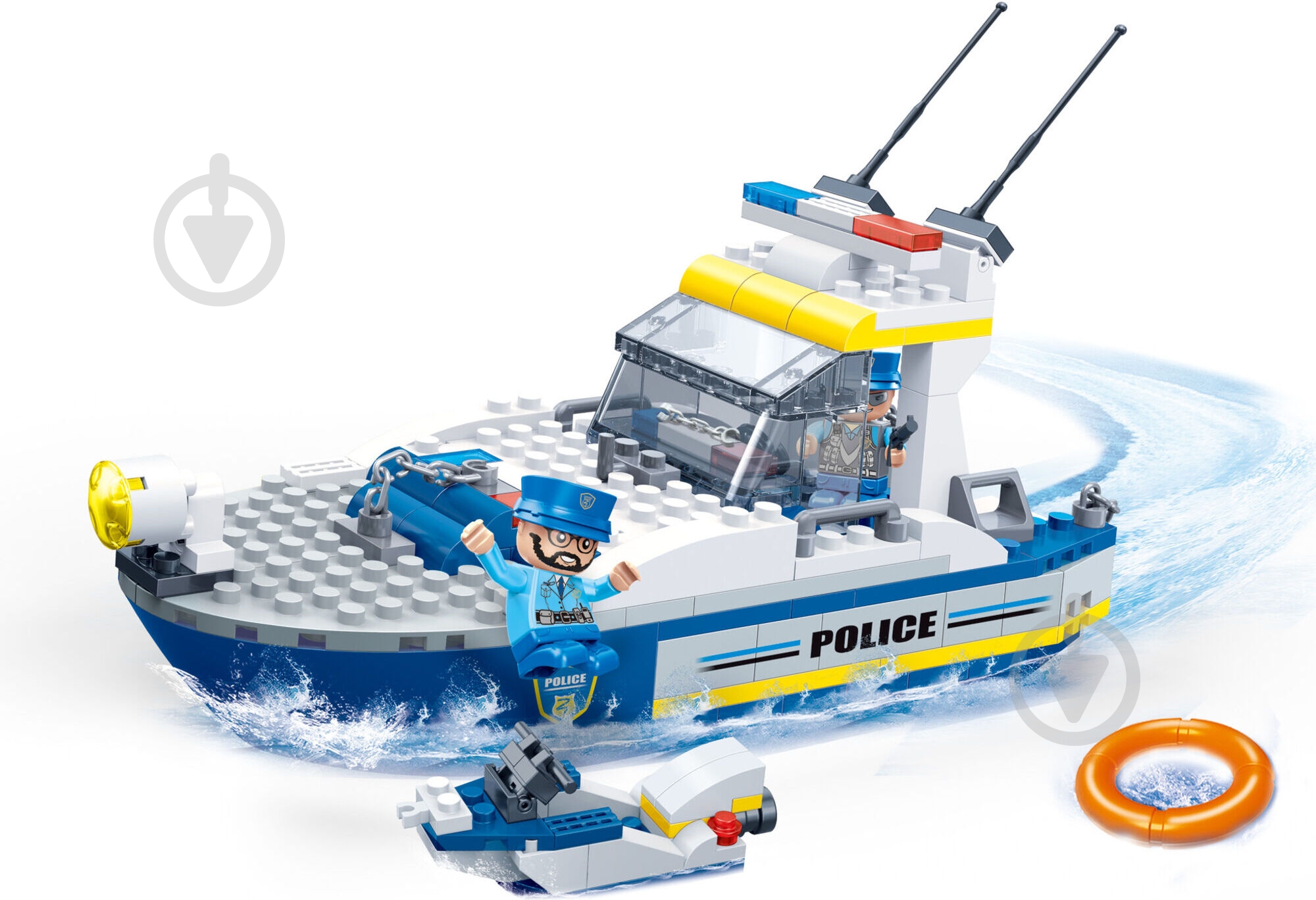 Конструктор BanBao Новая полиция Катер - фото 2 Конструктор BanBao Новая полиция Катер - фото 2