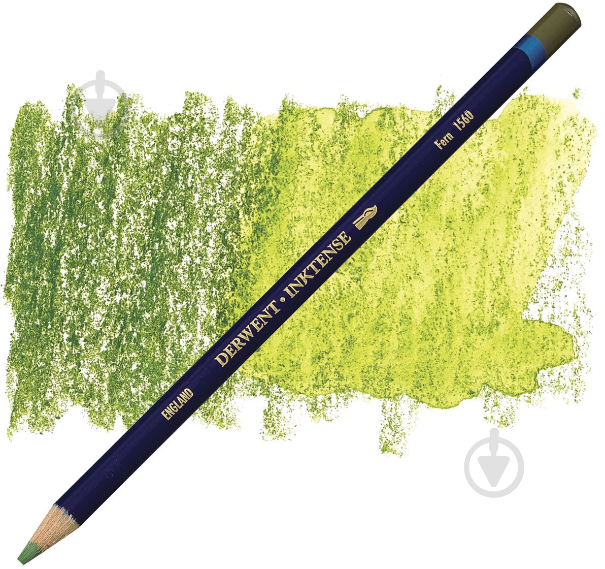 Карандаш чернильный Inktense 1560 Зеленый мох Derwent - фото 2
