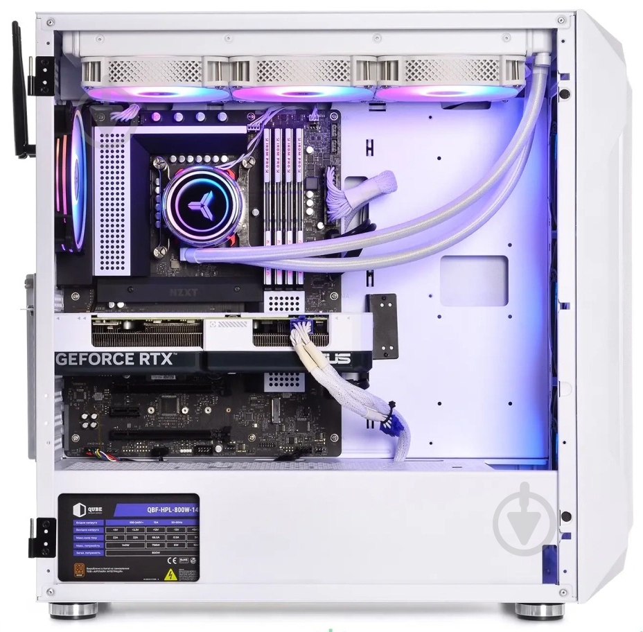 Комп'ютер Artline Gaming X87WHITE (X87Whitev41Win) white - фото 2 Комп'ютер Artline Gaming X87WHITE (X87Whitev41Win) white - фото 2