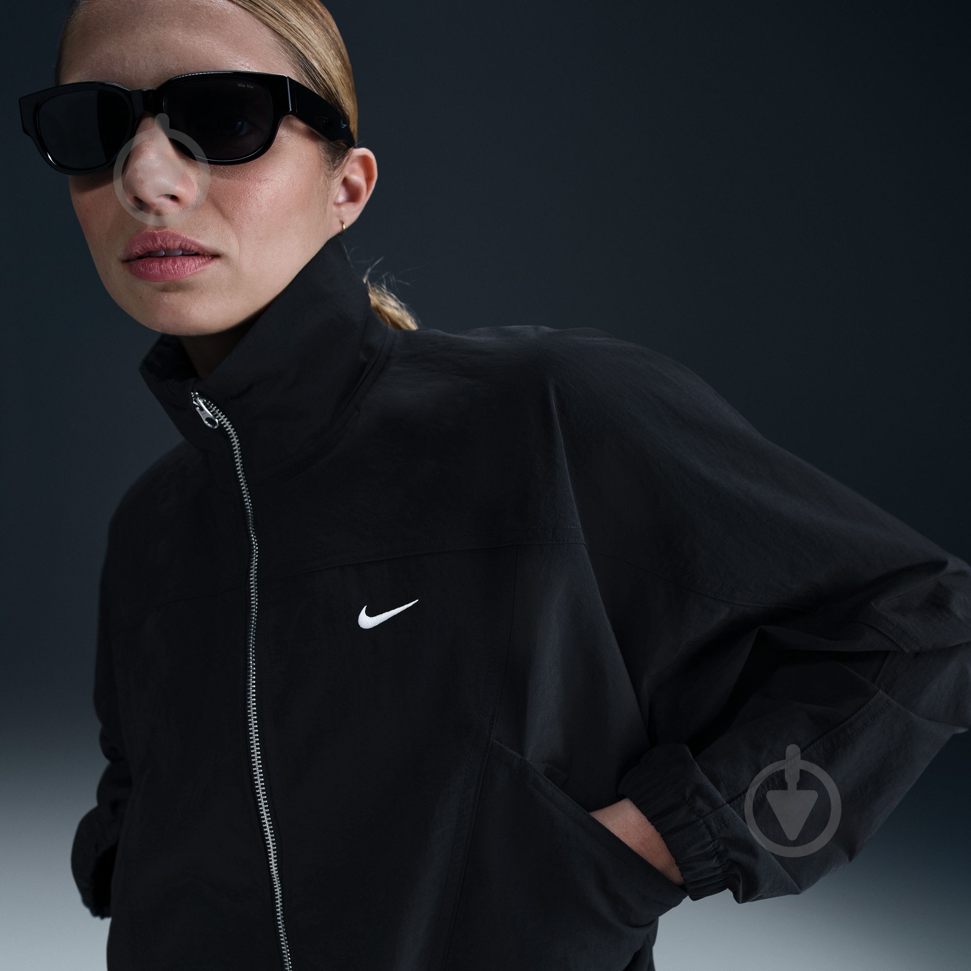 Ветровка Nike W NSW EVRTHNG WVN RPL UV JKT HJ0999-010 р.XL - фото 9