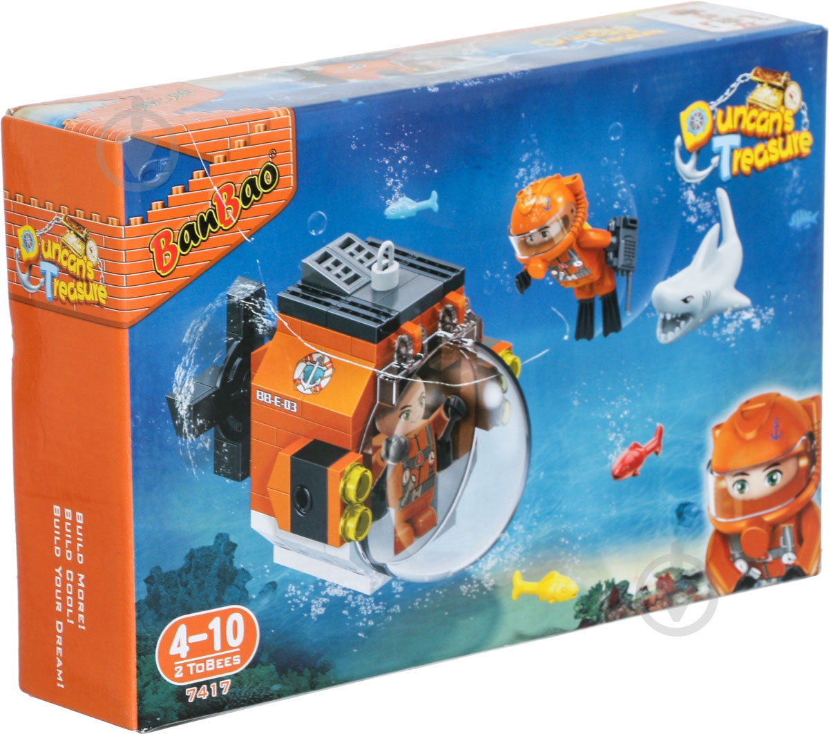 Конструктор BanBao Сокровища Дункана Батискаф - фото 1