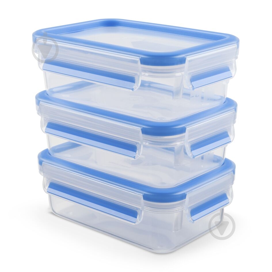 Набір контейнерів Tefal Master Seal 0.55 л 3 шт N1031251 - фото 1 Набір контейнерів Tefal Master Seal 0.55 л 3 шт N1031251 - фото 1