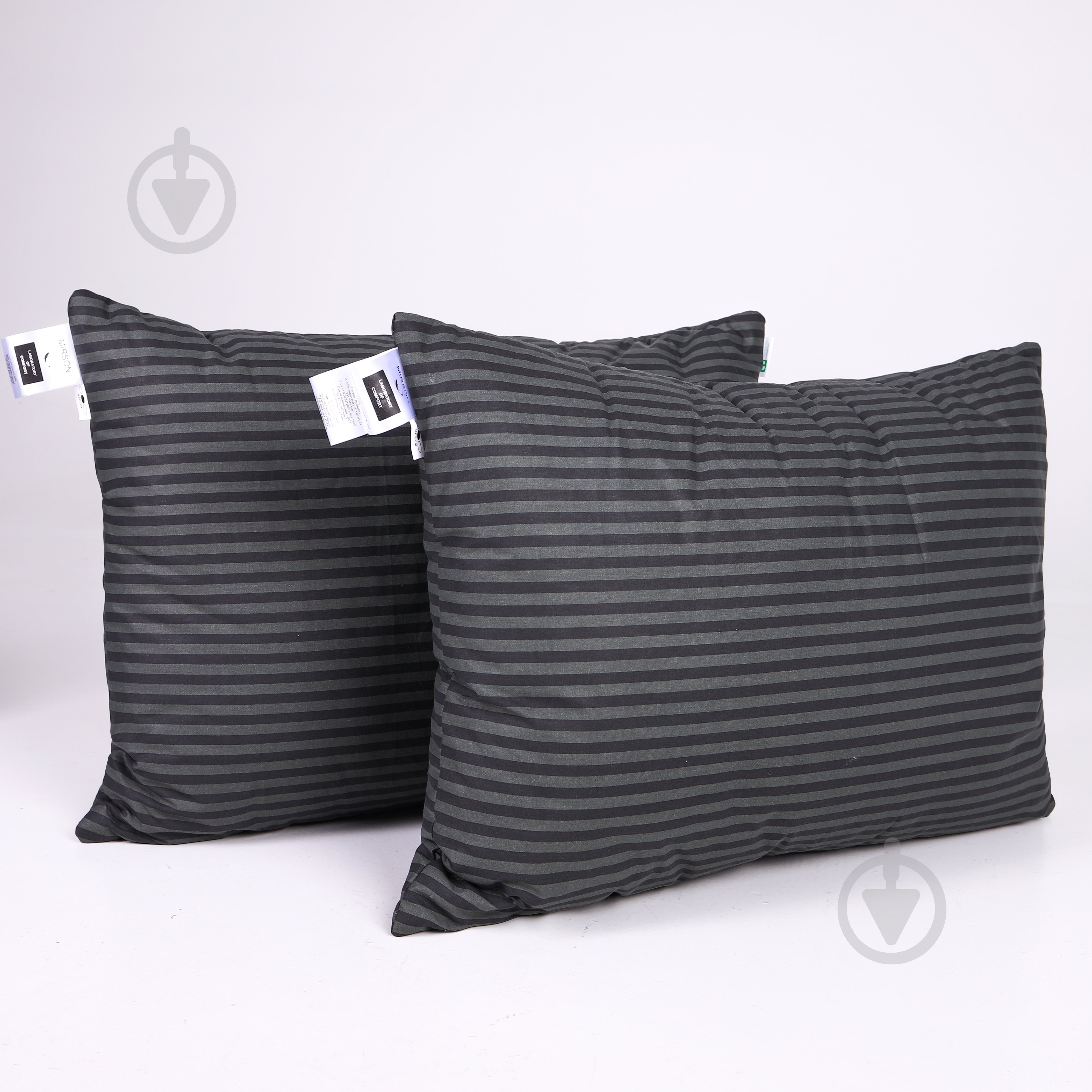 Набор №1082 Сolor Fun Line 17-0611 Stripe Black зима 172x205 см MirSon черный - фото 4