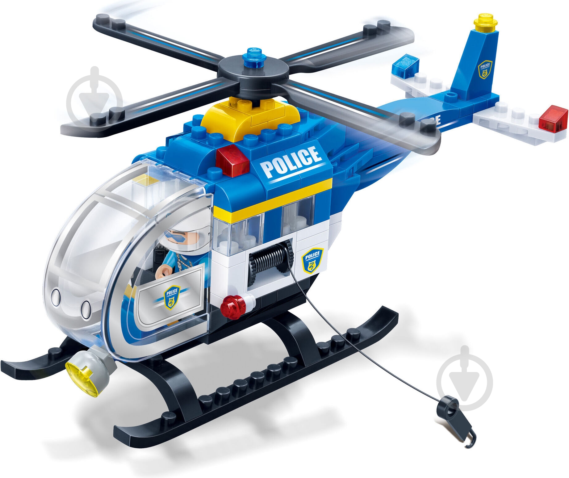 Конструктор BanBao Нова поліція Гелікоптер - фото 2 Конструктор BanBao Нова поліція Гелікоптер - фото 2