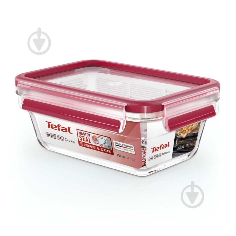 Контейнер для харчових продуктів з кришкою Tefal Master Seal 0.85 л N1040810 - фото 2 Контейнер для харчових продуктів з кришкою Tefal Master Seal 0.85 л N1040810 - фото 2