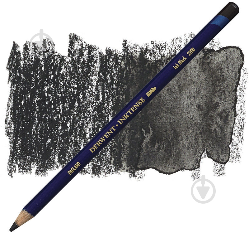 Олівець чорнильний Inktense 2200 Чорний Derwent - фото 2