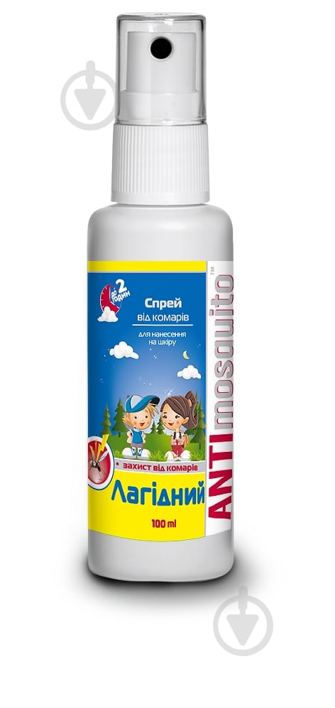 Спрей от комаров Antimosquito Нежный 100 мл - фото 1 Спрей от комаров Antimosquito Нежный 100 мл - фото 1