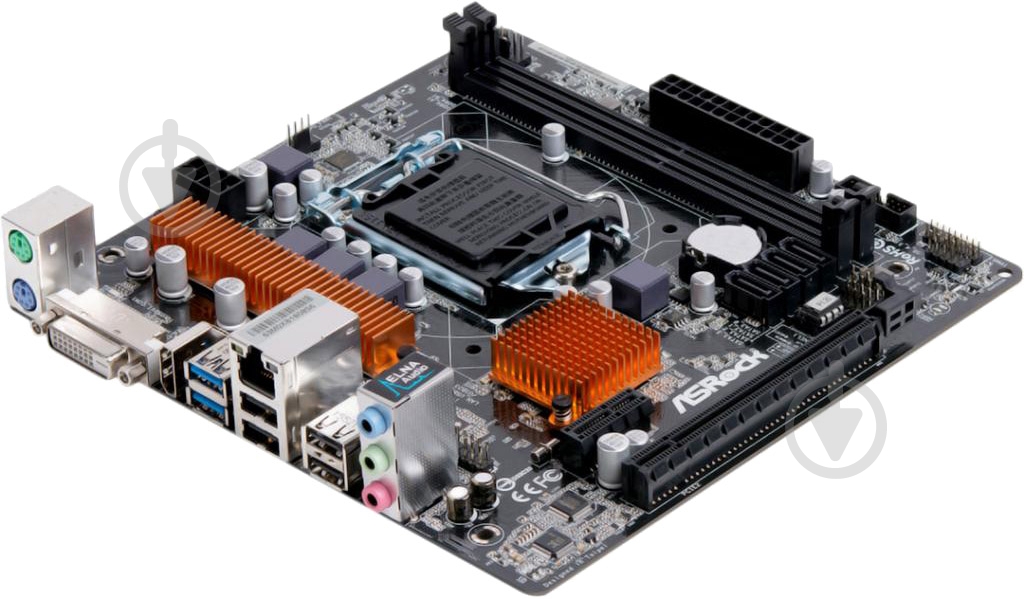 Материнська плата ASRock H110M-HDS (Socket 1151, Intel H110, mirco ATX) - фото 2 Материнська плата ASRock H110M-HDS (Socket 1151, Intel H110, mirco ATX) - фото 2