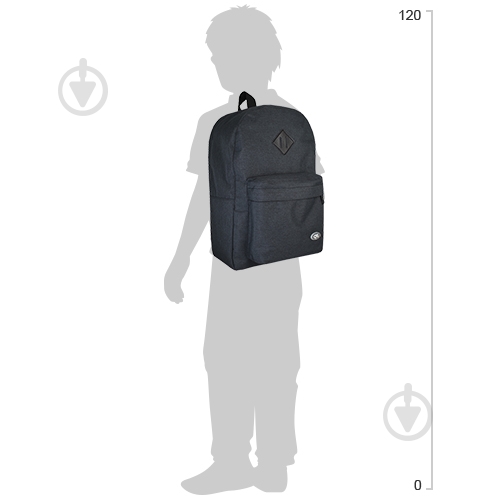 Рюкзак молодежный Cool For School 17" черный CF85614-21 - фото 3