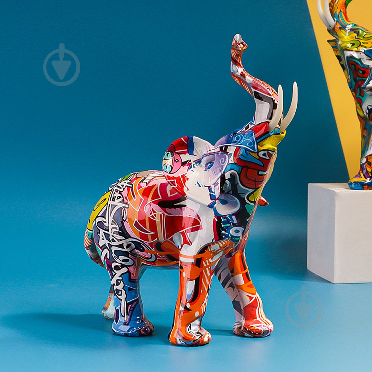 Статуетка МВМ слон DH-ST-22 M 25х20,5 см різнокольоровий - фото 3 Статуетка МВМ слон DH-ST-22 M 25х20,5 см різнокольоровий - фото 3