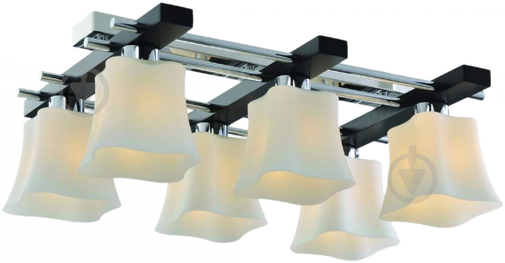 Люстра потолочная Globo Vanlida 6xE14 венге 56443-4 - фото 1