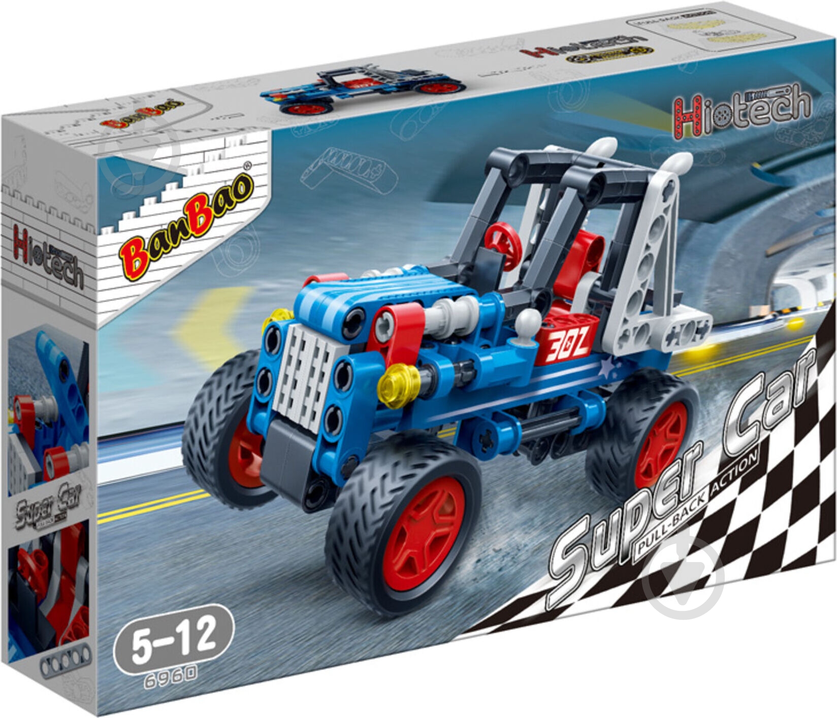 Конструктор BanBao Суперкар Авто 1 - фото 1 Конструктор BanBao Суперкар Авто 1 - фото 1