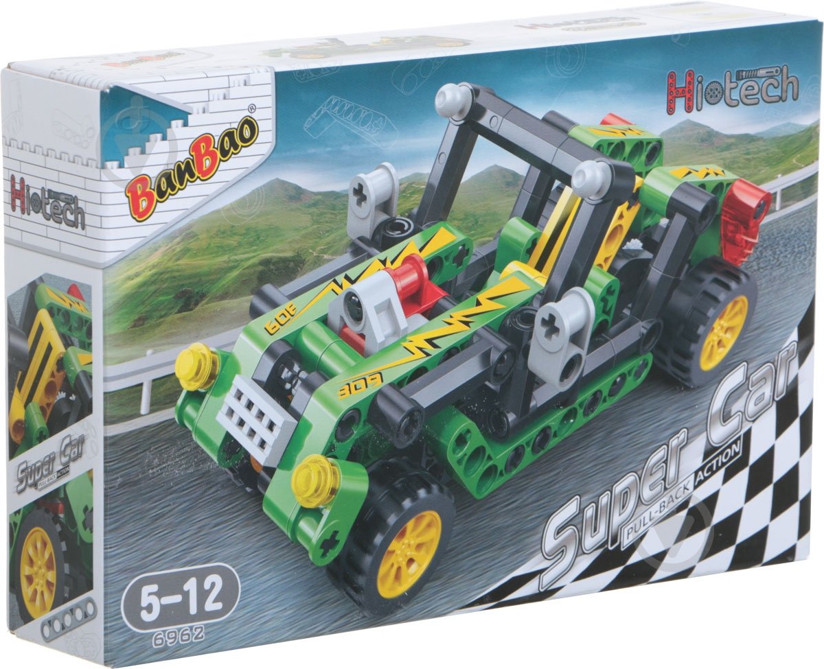 Конструктор BanBao Суперкар Авто 2 - фото 1 Конструктор BanBao Суперкар Авто 2 - фото 1