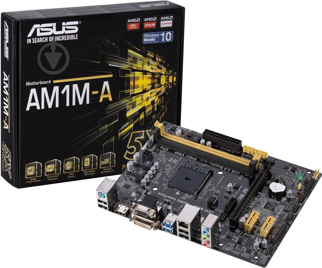 Материнская плата Asus AM1M-A (Socket AM1, mirco ATX) - фото 11 Материнская плата Asus AM1M-A (Socket AM1, mirco ATX) - фото 11