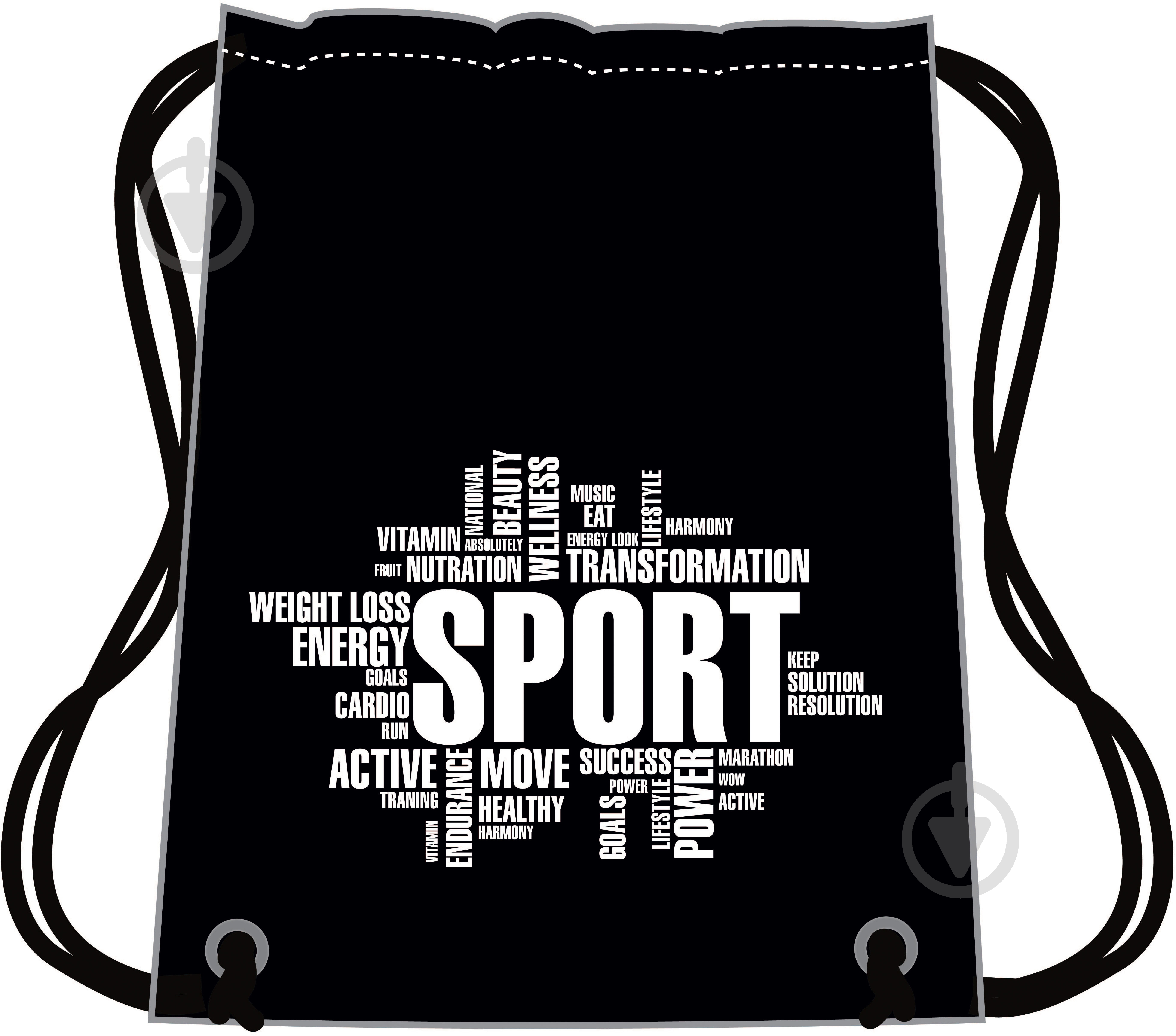 Сумка для взуття Sport CF85718-01 Cool For School - фото 1 Сумка для взуття Sport CF85718-01 Cool For School - фото 1