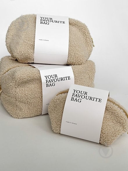 Косметичка MISO accessory TEDDY молочная 11*13*21 - фото 4