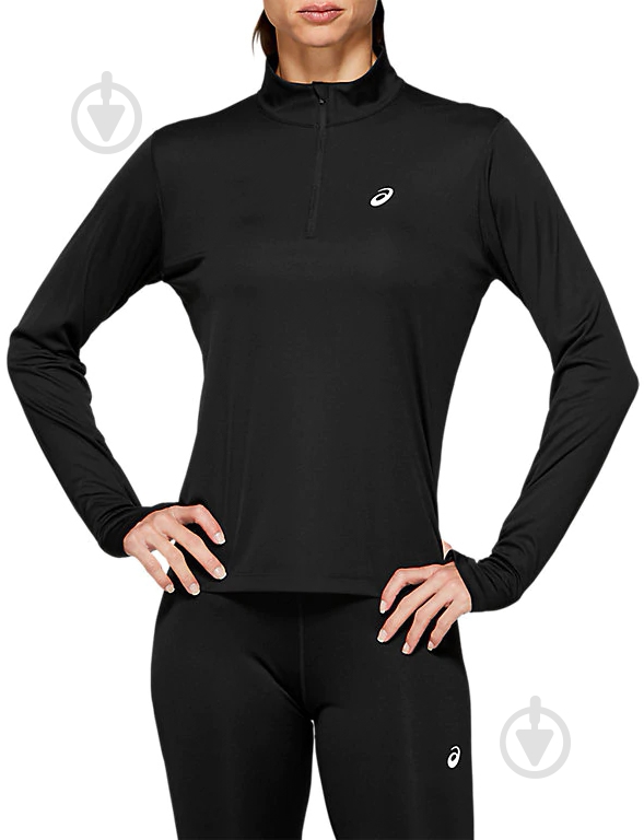 Джемпер Asics SILVER LS 1/2 ZIP TOP 2012A033-001 р. S черный - фото 9