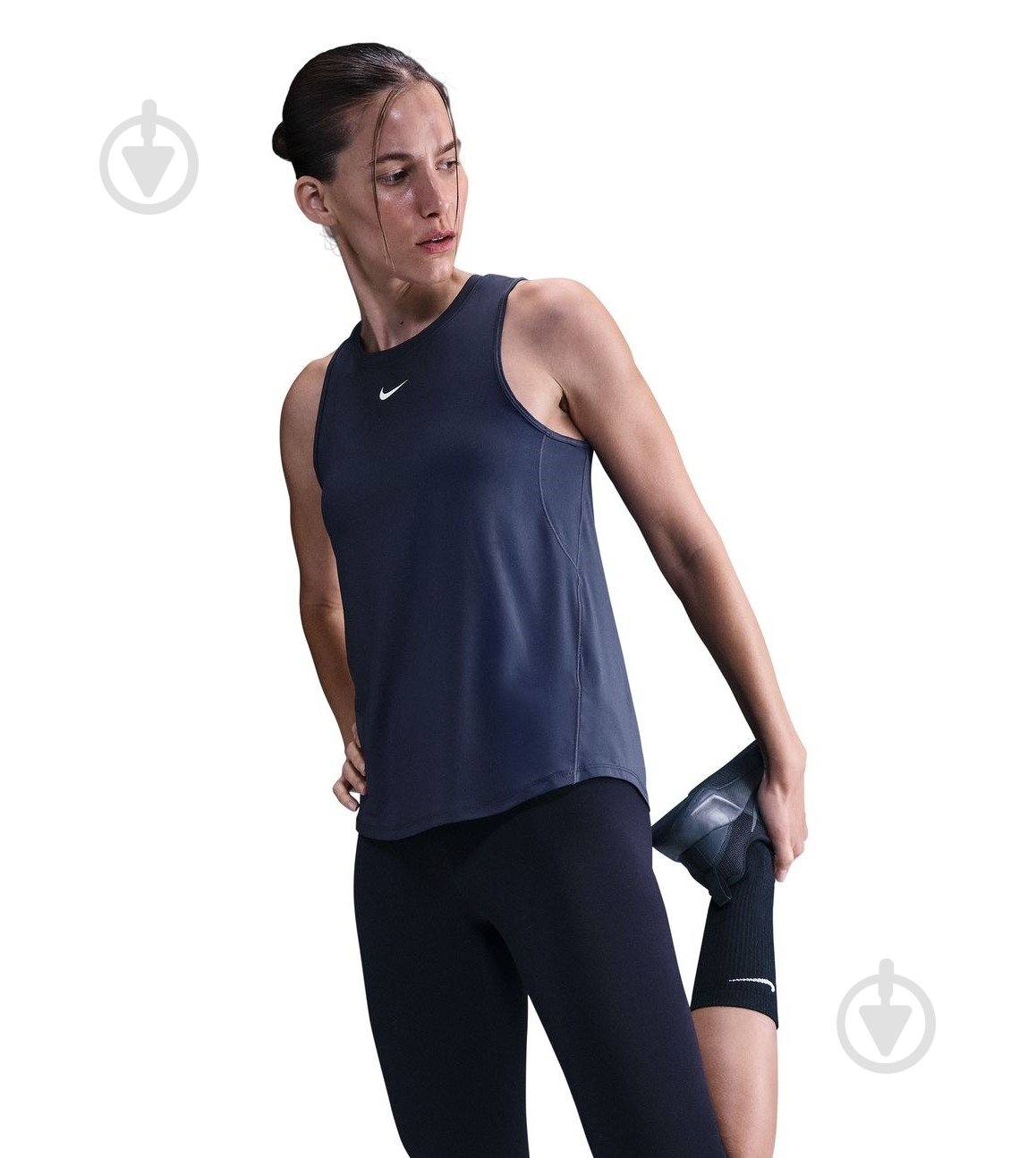 Майка Nike W NK ONE CLASSIC DF TANK WT IB9385-410 р.XL синий - фото 1