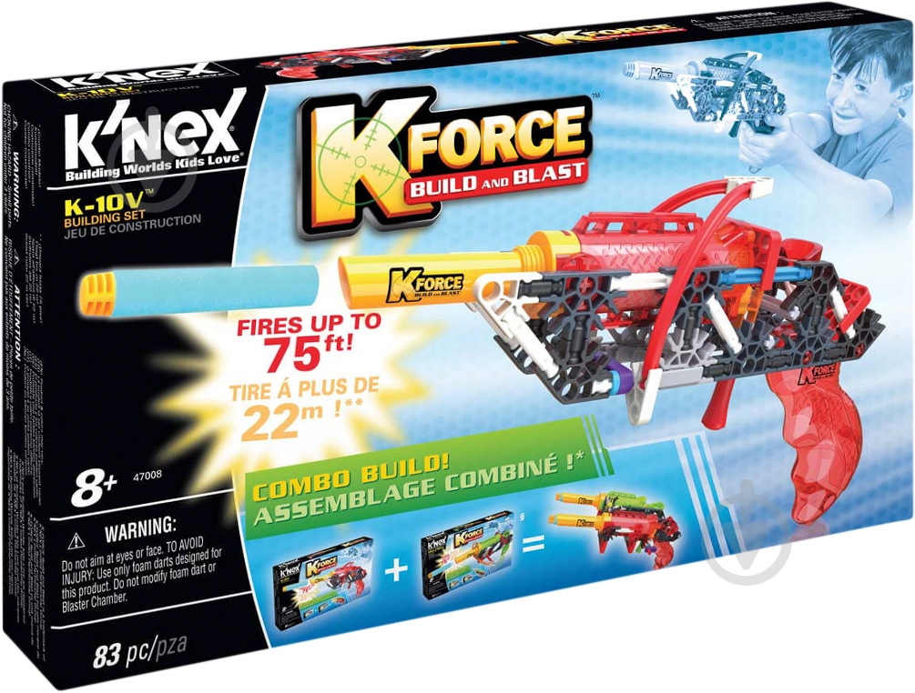 Конструктор K'Nex Бластер K10V 47008 - фото 1
