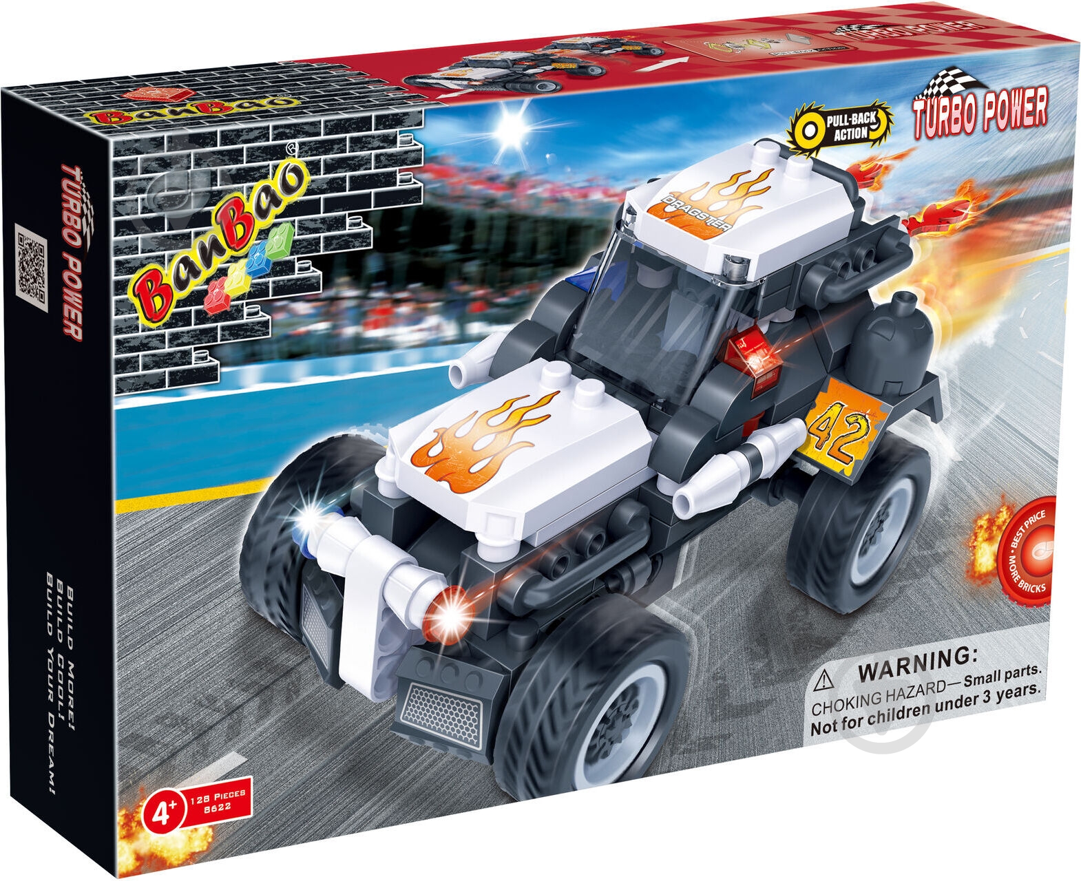 Конструктор BanBao Турбо Авто 7 - фото 1 Конструктор BanBao Турбо Авто 7 - фото 1