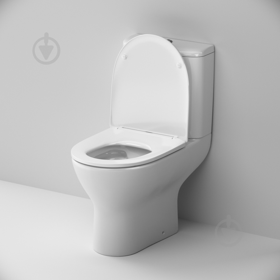 Унитаз-компакт AM.PM безободковый FlashClean с сиденьем микролифт C80A8700SC Like - фото 4 Унитаз-компакт AM.PM безободковый FlashClean с сиденьем микролифт C80A8700SC Like - фото 4