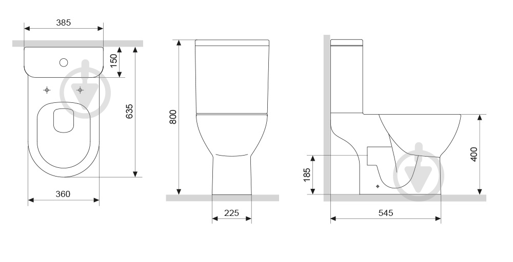 Унитаз-компакт AM.PM безободковый FlashClean с сиденьем микролифт C80A8700SC Like - фото 8 Унитаз-компакт AM.PM безободковый FlashClean с сиденьем микролифт C80A8700SC Like - фото 8