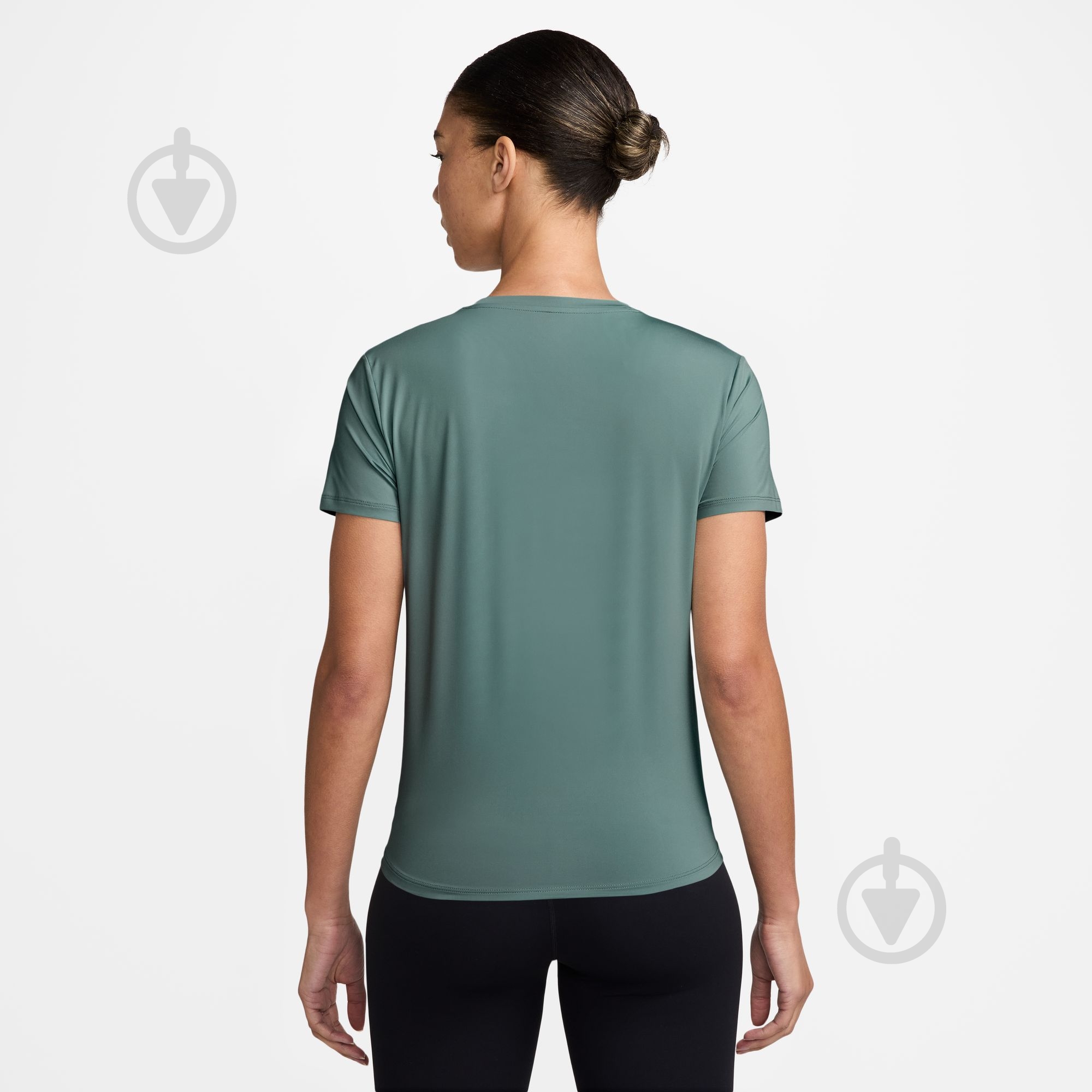 Футболка Nike W NK ONE CLASSIC DF SS TOP WT IB9408-017 р.XS зелений - фото 2
