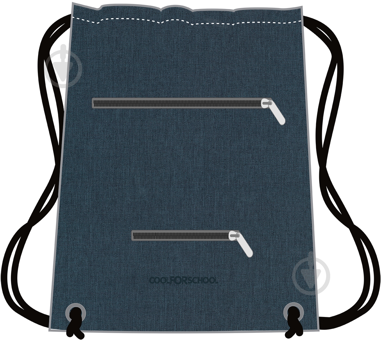 Сумка для взуття з двома блискавками і розширенням 47х35 см CF85759-24 Cool For School - фото 1 Сумка для взуття з двома блискавками і розширенням 47х35 см CF85759-24 Cool For School - фото 1