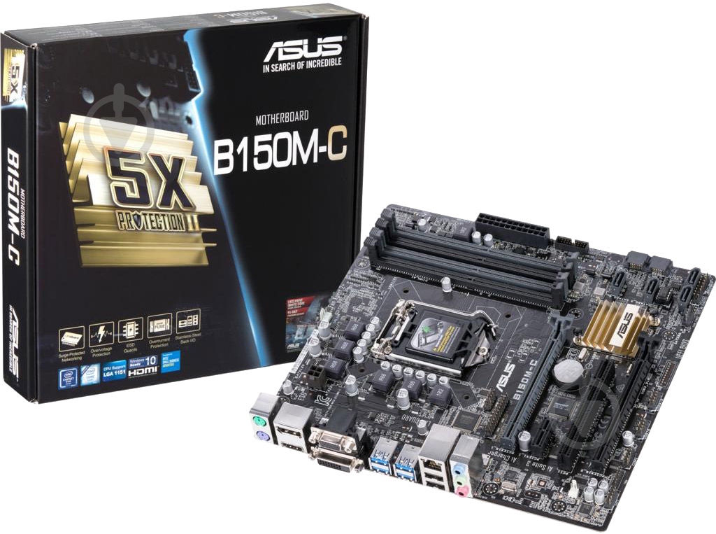 Материнская плата Asus B150M-C (Socket 1151, Intel B150, mirco ATX) - фото 12