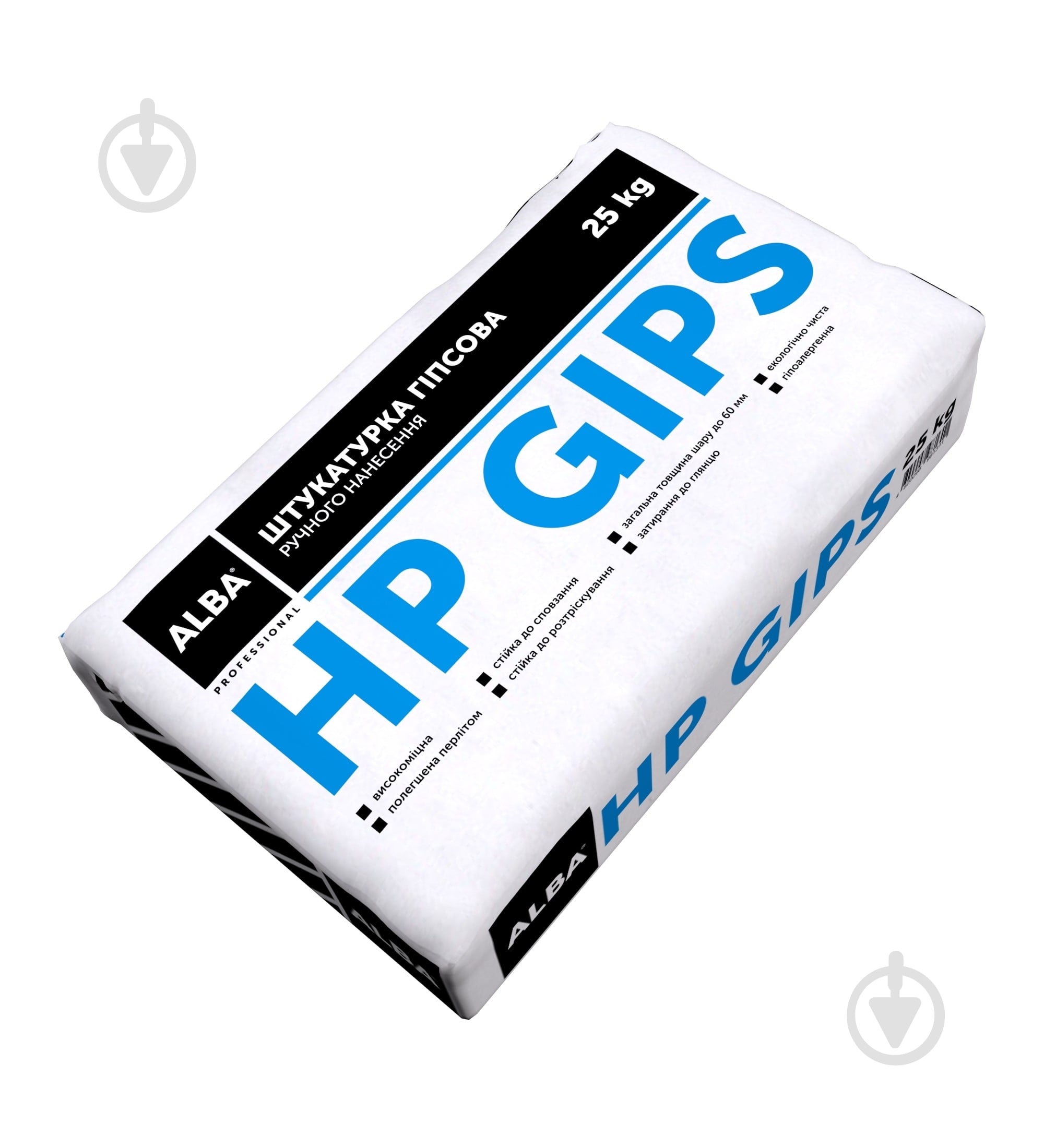 Штукатурка ALBA гіпсова універсальна HP GIPS 25 кг 25 кг - фото 1
