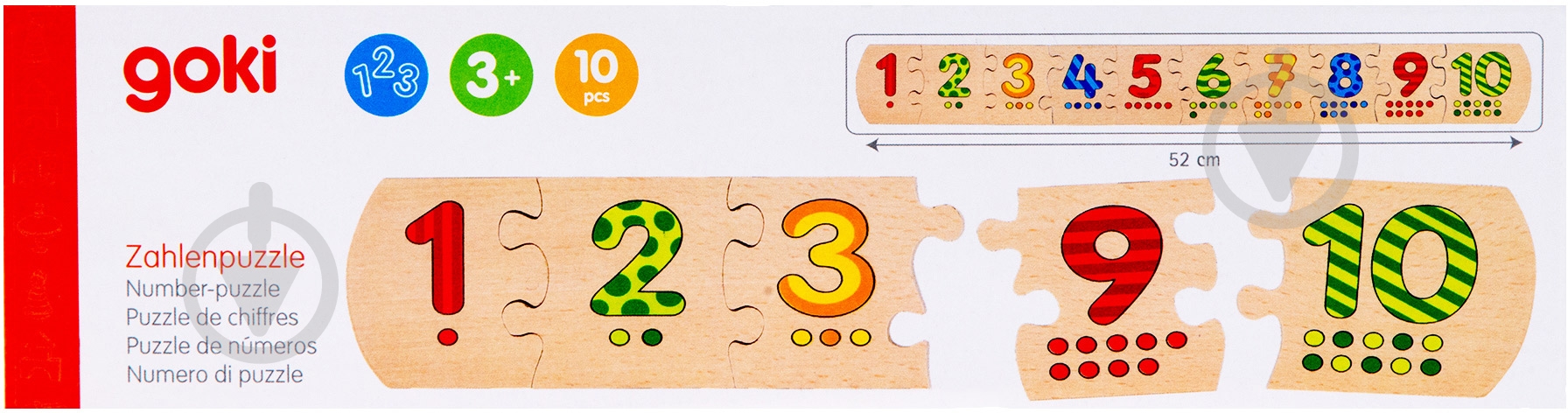 Игра-пазл GoKi Учимся считать 57012 - фото 1