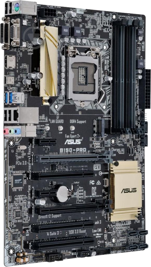 Материнская плата Asus B150-PRO (Socket 1151, Intel B150, ATX) - фото 2 Материнская плата Asus B150-PRO (Socket 1151, Intel B150, ATX) - фото 2