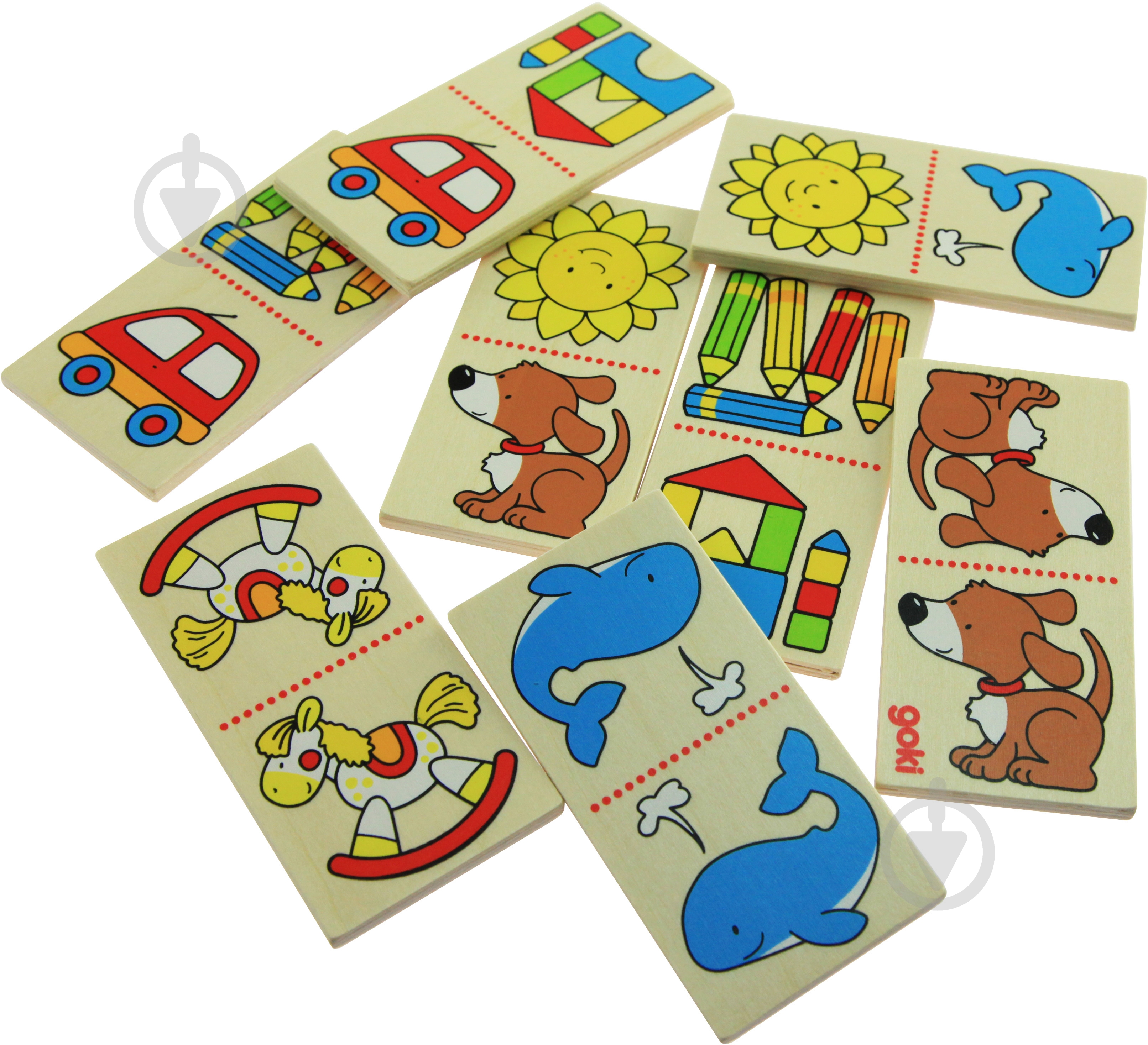 Гра настільна GoKi Моє перше доміно 56696 - фото 2