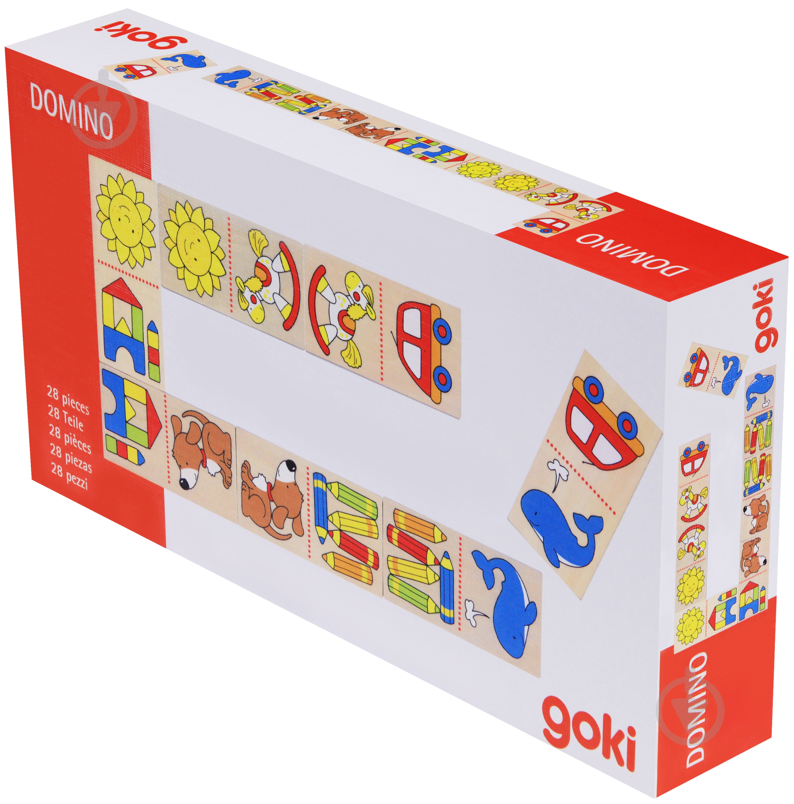 Гра настільна GoKi Моє перше доміно 56696 - фото 1