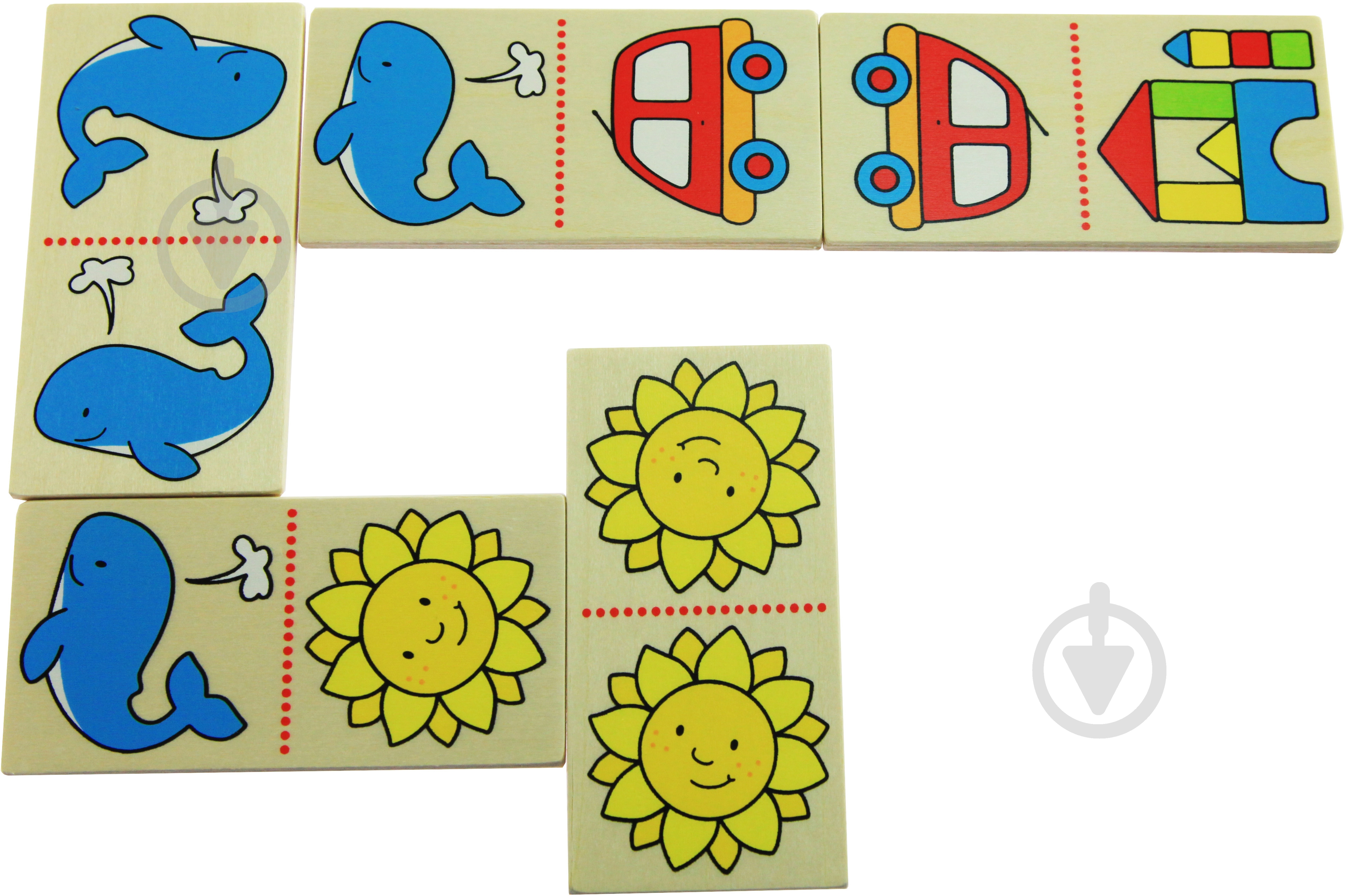 Гра настільна GoKi Моє перше доміно 56696 - фото 3