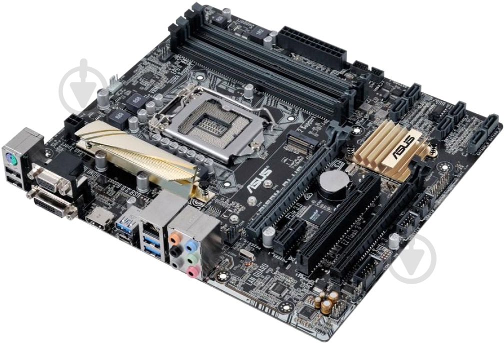 Материнская плата Asus B150M-PLUS (Socket 1151, Intel B150, mirco ATX) - фото 3 Материнская плата Asus B150M-PLUS (Socket 1151, Intel B150, mirco ATX) - фото 3