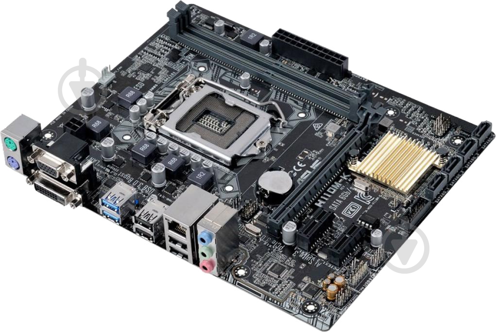 Материнская плата Asus H110M-K (Socket 1151, Intel H110, mirco ATX) - фото 3