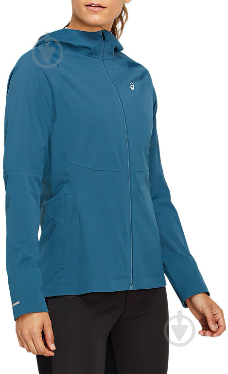 Ветровка женская весенняя Asics ACCELERATE JACKET 2012A976-401 р.XS синяя - фото 1
