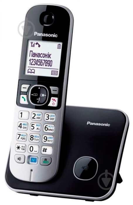 Телефон Panasonic Panasonic KX-TG6811UAB Black - фото 1 Телефон Panasonic Panasonic KX-TG6811UAB Black - фото 1