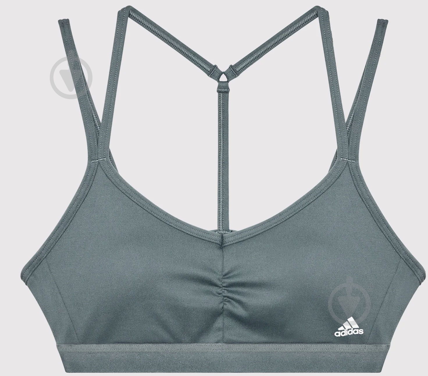 Бра Adidas Yoga Essentials Light-Support AC HG3645 р.M-A/C серый - фото 5