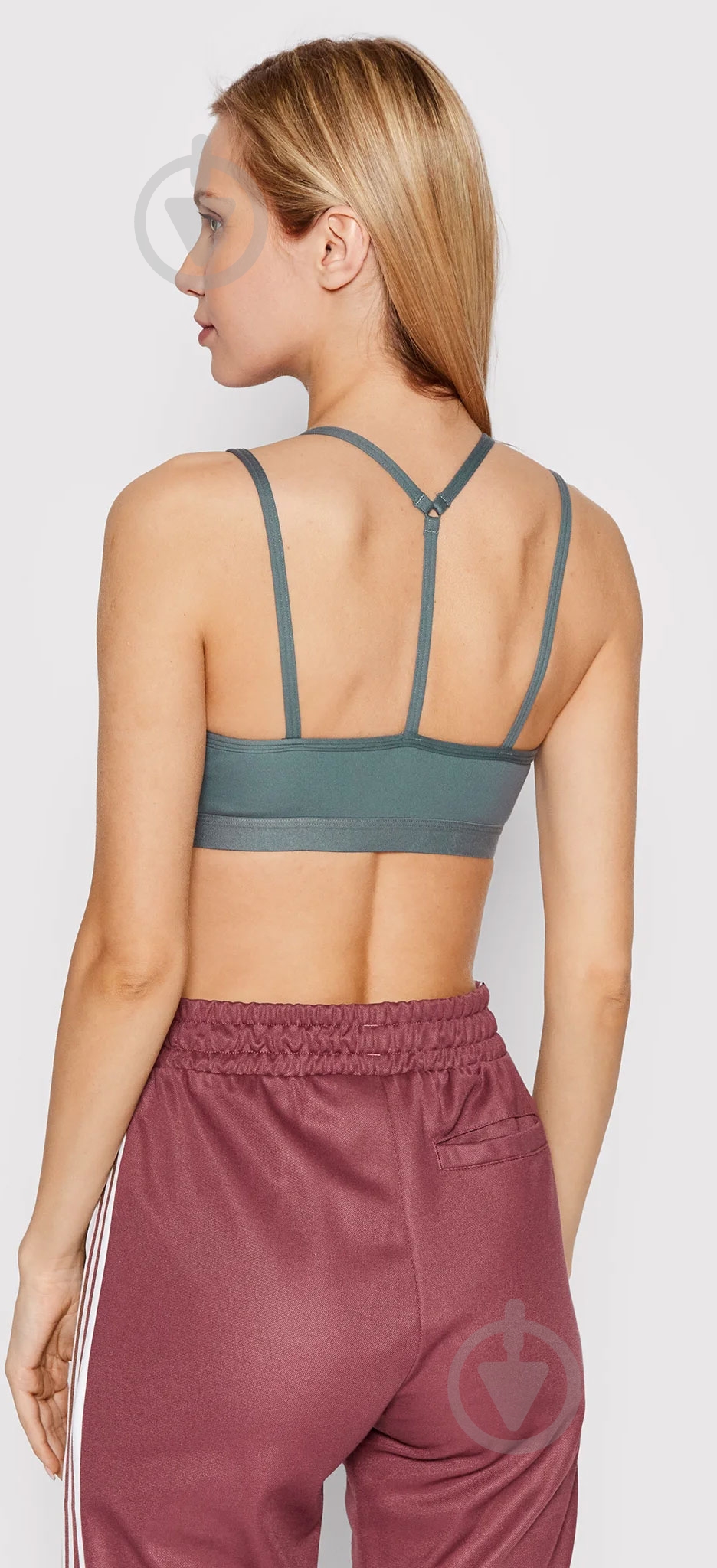 Бра Adidas Yoga Essentials Light-Support AC HG3645 р.M-A/C серый - фото 3