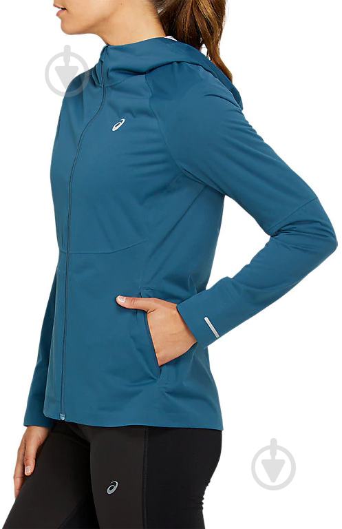 Вітрівка жіноча весняна Asics ACCELERATE JACKET 2012A976-401 р.M синя - фото 3