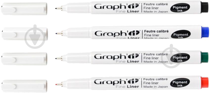 Набор линеров Graph'it Pouch 4 цвета GI43331 - фото 1