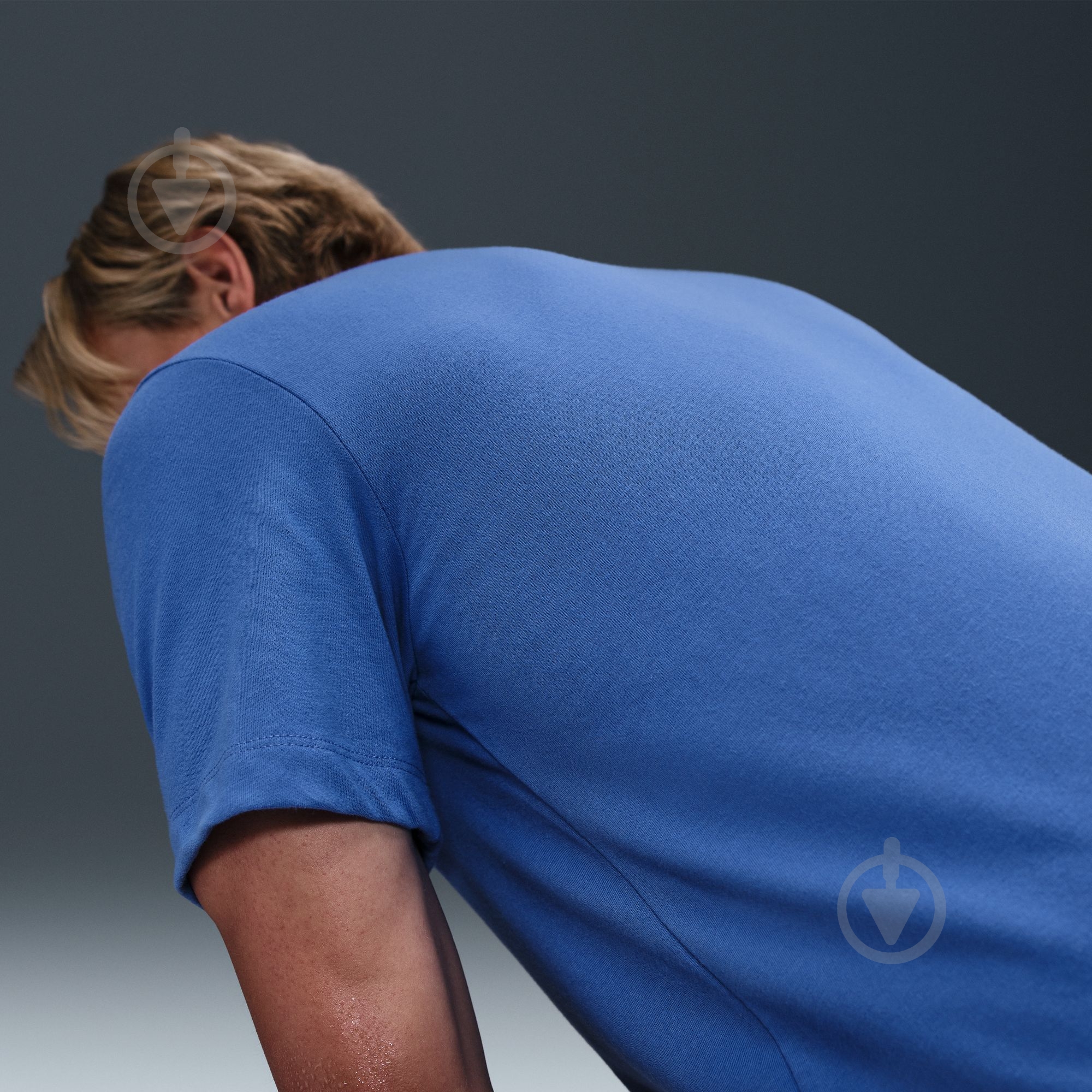 Футболка Nike M NK DF TEE DFC CREW SOLID AR6029-411 р.L голубой - фото 9 Футболка Nike M NK DF TEE DFC CREW SOLID AR6029-411 р.L голубой - фото 9