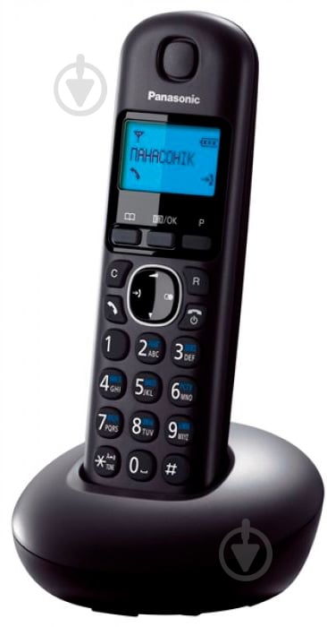 Телефон Panasonic KX-TGB210UAB Black - фото 1 Телефон Panasonic KX-TGB210UAB Black - фото 1