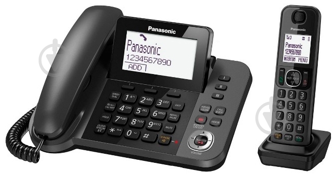 Телефон Panasonic KX-TGF320UCM Black - фото 1