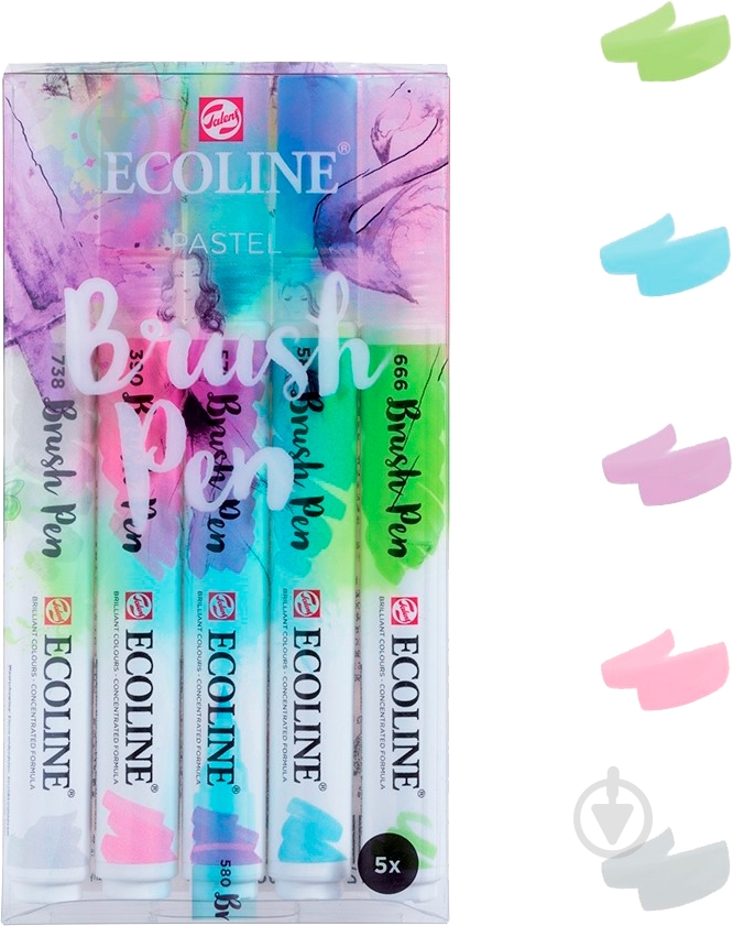 Набор кистей Ecoline Talens Brushpen Royal 11509901 разноцветный - фото 1