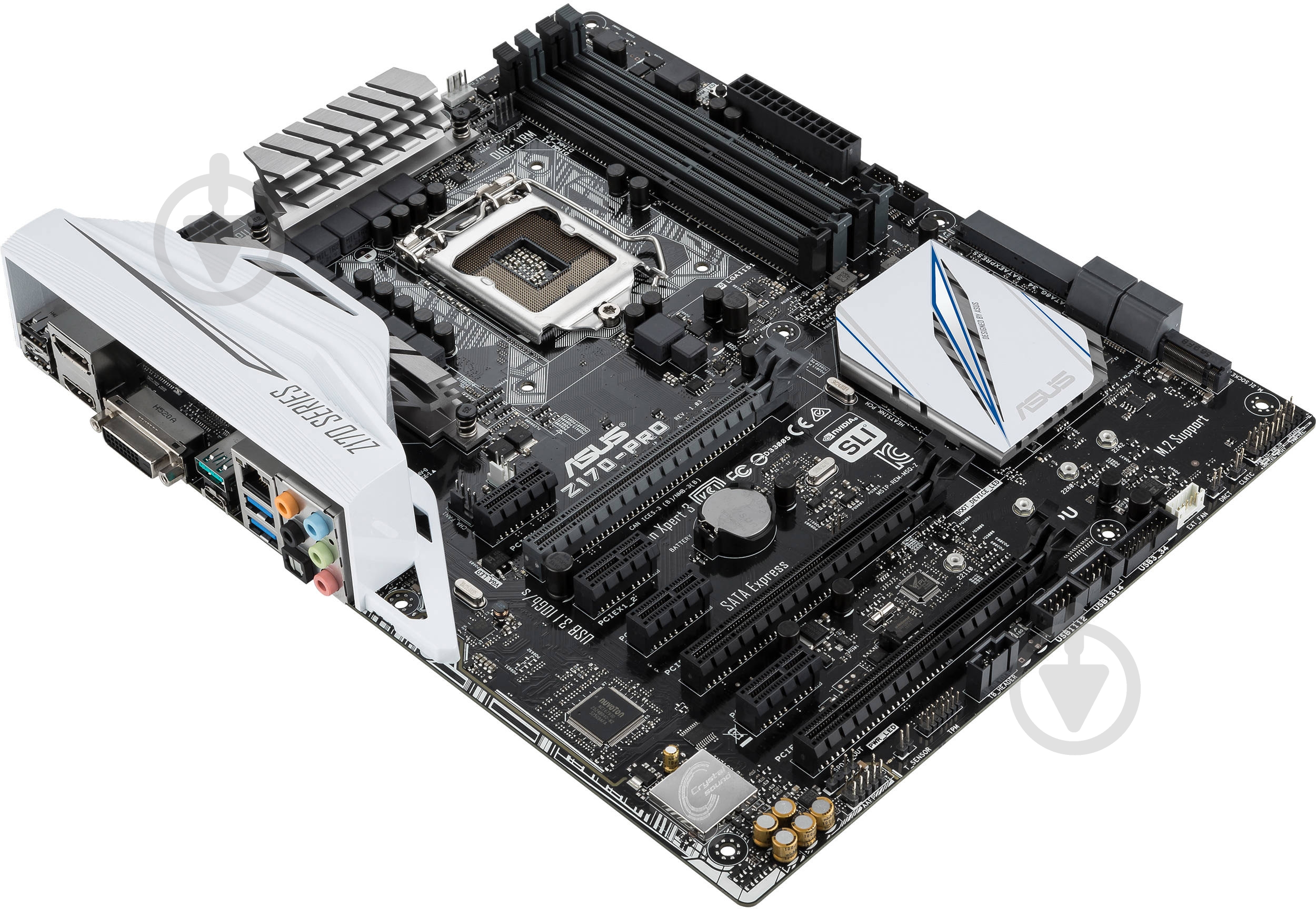 Материнська плата Asus Z170-PRO (Socket 1151, Intel Z170, ATX) - фото 4 Материнська плата Asus Z170-PRO (Socket 1151, Intel Z170, ATX) - фото 4